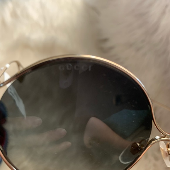 Gucci gg0253s round sunglasses gold frame NWT - Picture 11 of 11